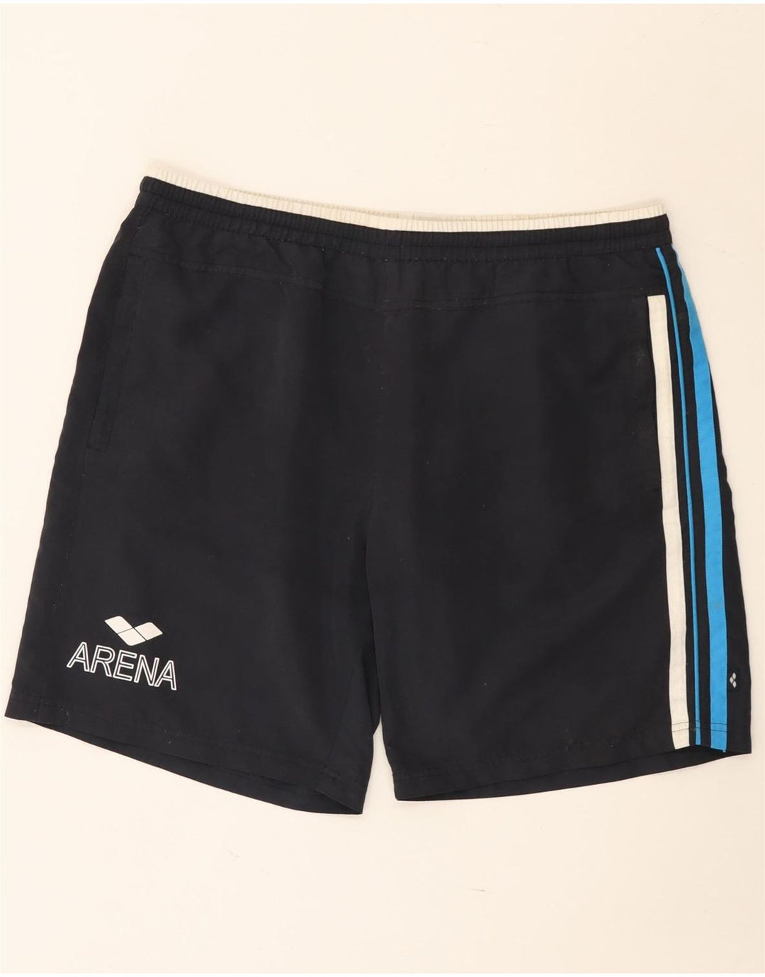 Arena Womens Sport Shorts UK 20 2XL Navy Blue Polyester