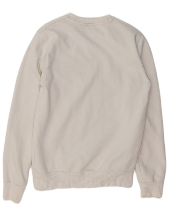 CARHARTT Mens Graphic Sweatshirt Jumper XS White Cotton