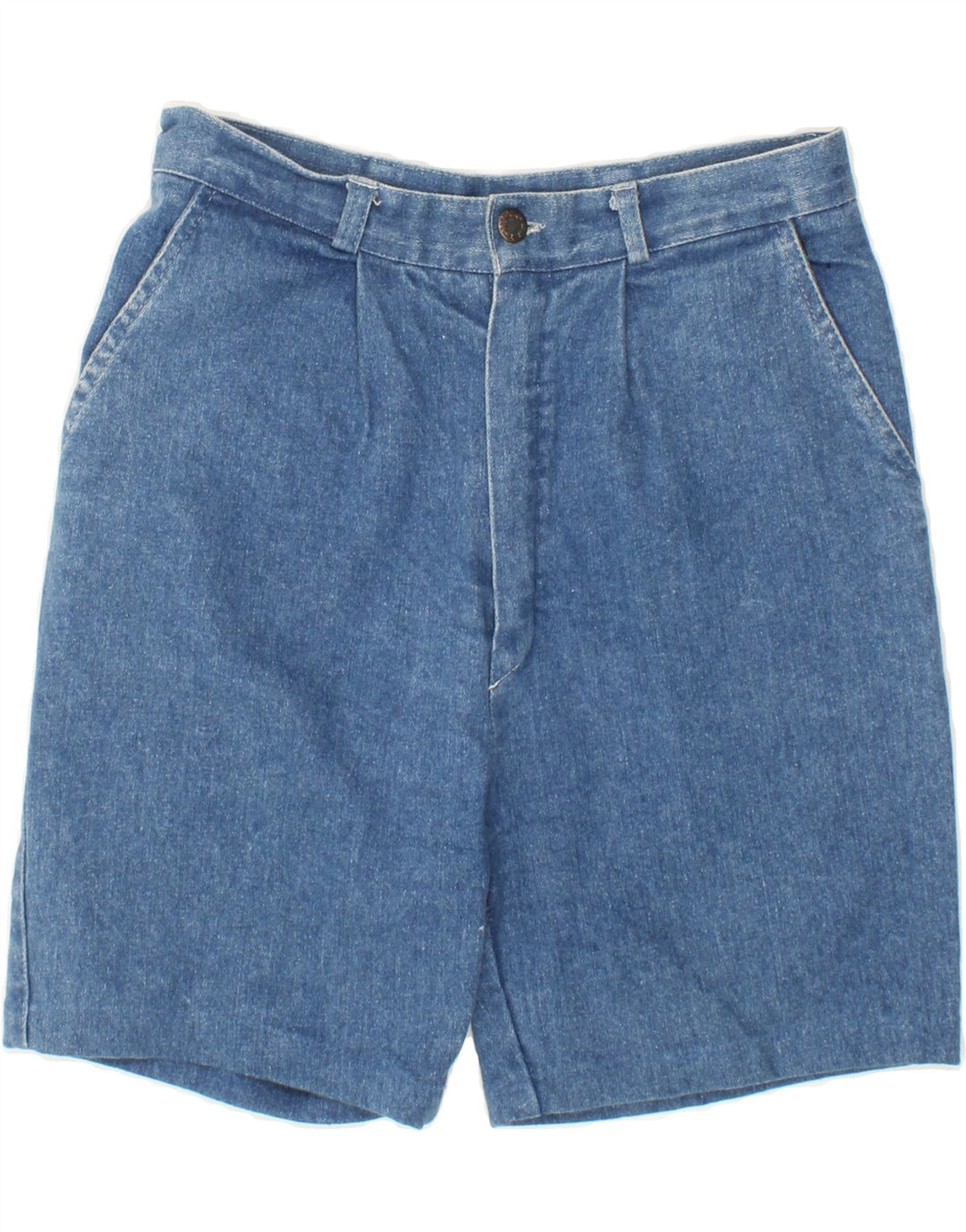 VINTAGE Womens Denim Shorts EU 40 Medium W28 Blue Vintage Vintage and Second-Hand Vintage from Messina Hembry 