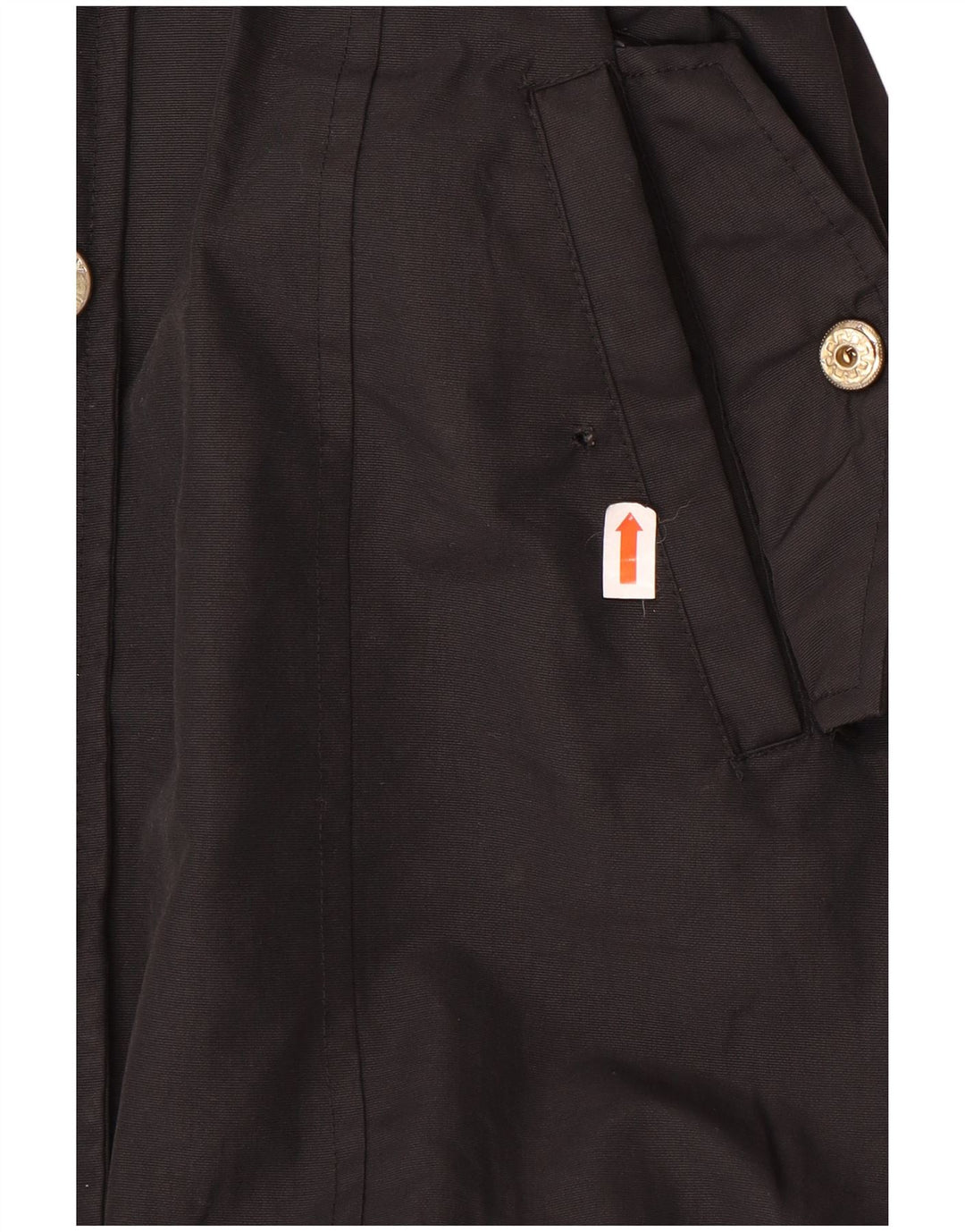 Lipsy Dame Hooded Parka Jacket UK 8 Small Black Polyester