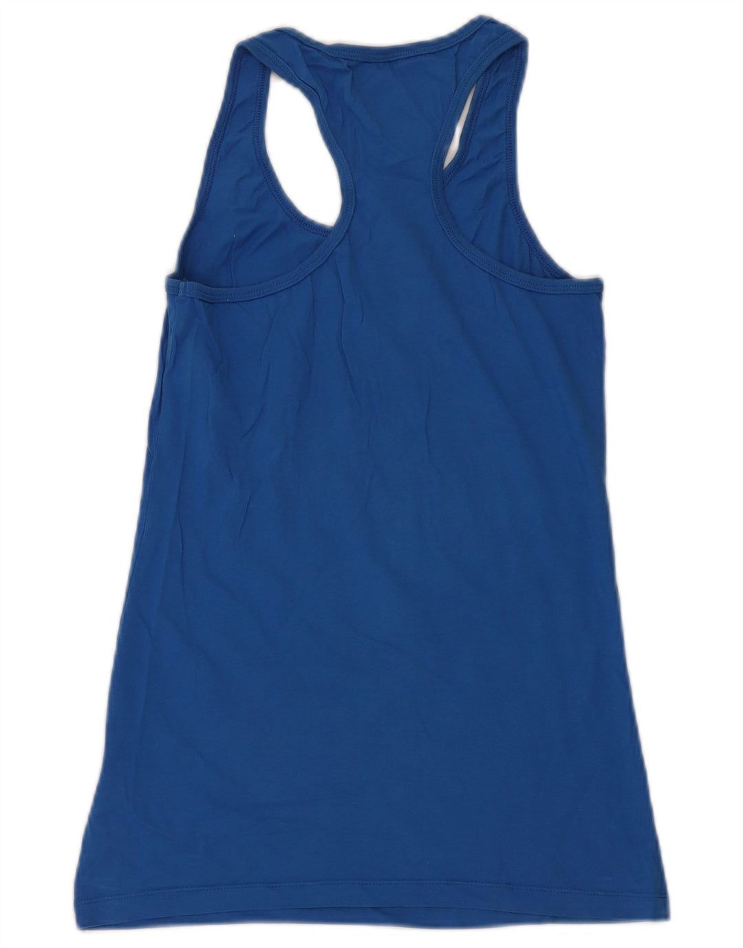 Nike Kvinder Slim Fit Grafisk Vest Top UK 12/14 Medium Blue