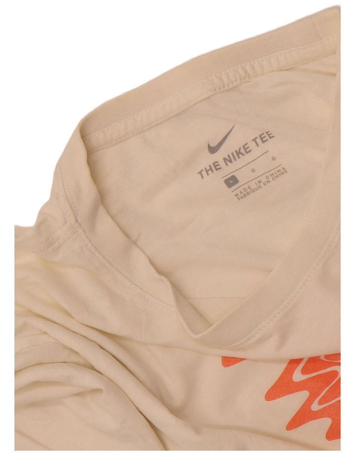 Nike Mens Graphic T-Shirt Top Large White