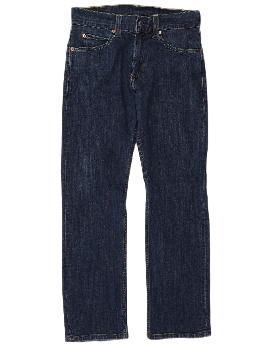 Levi's Dame 506 Straight Jeans W30 L30 Blå Bomuld