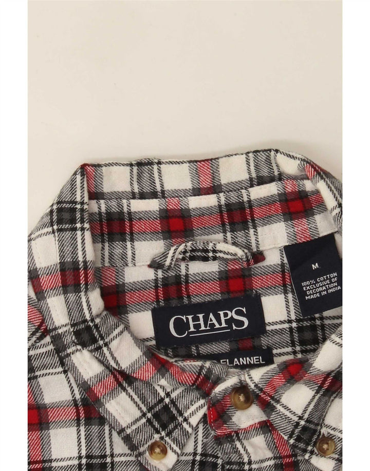 Chaps Chemise Flanelle Homme Medium Multicolore Carreaux Coton