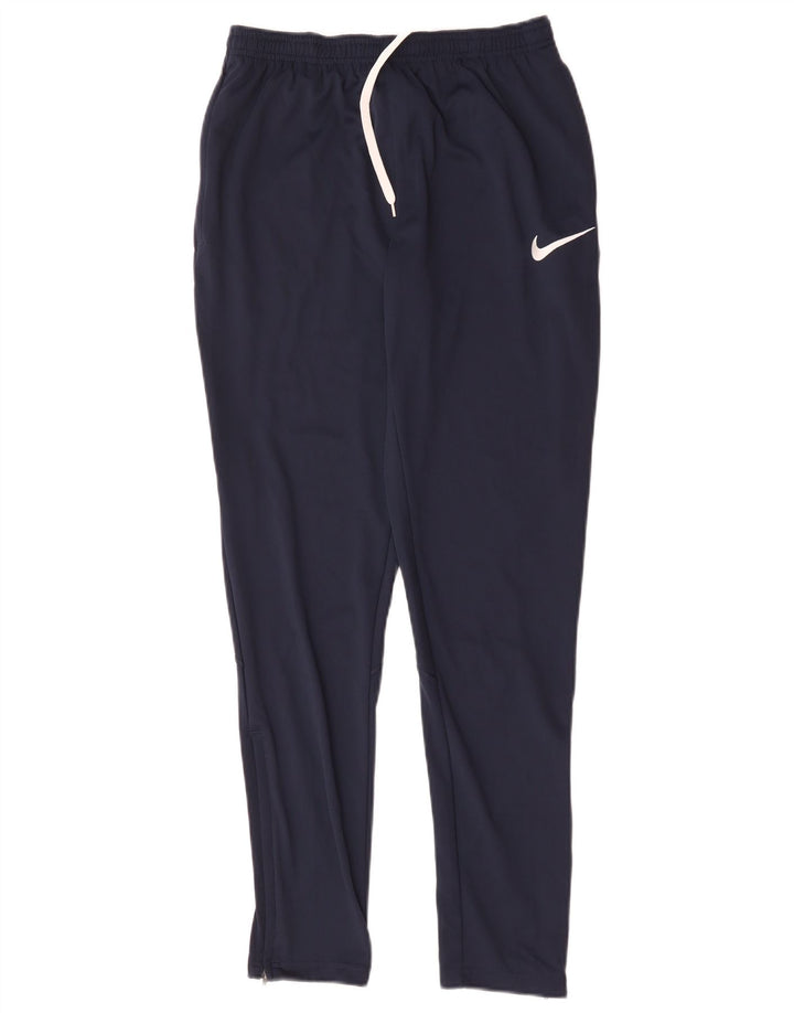 Pantaloni da tuta Nike Dri Fit da uomo piccoli in poliestere blu navy