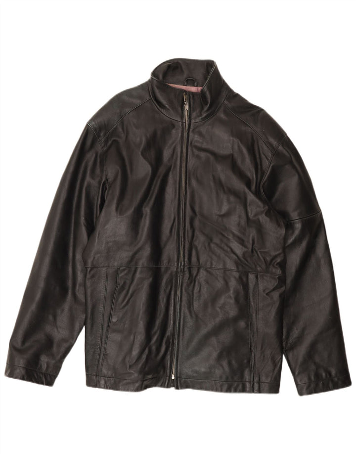 Giacca in pelle da uomo HELIUM UK 42 XL Pelle nera