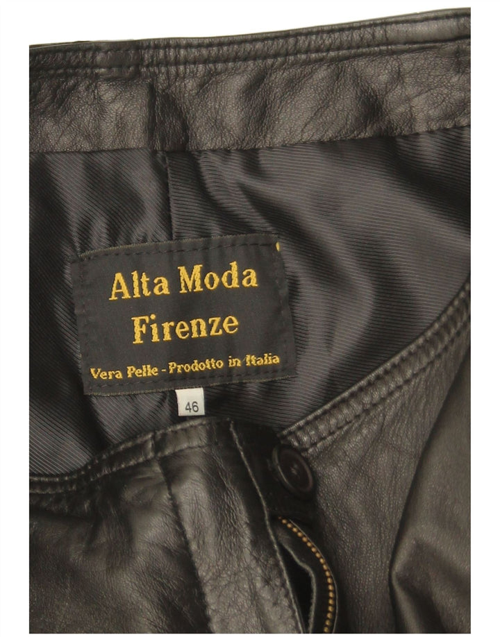Alta Moda ženske ravne hlače IT 46 Large W28 L30 crne