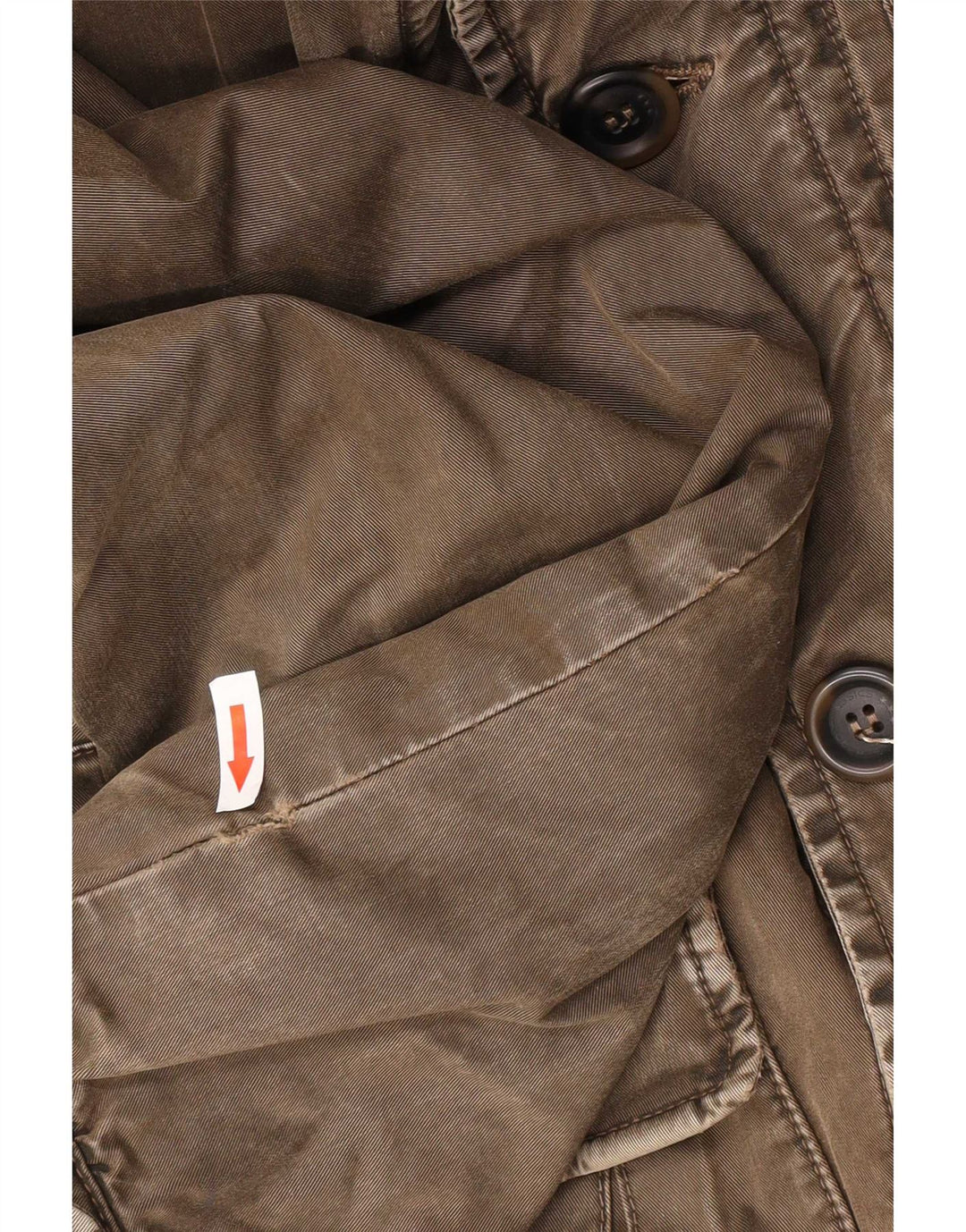 Marlboro Classics Mens Utility Jacket UK 40 Large Khaki Cotton