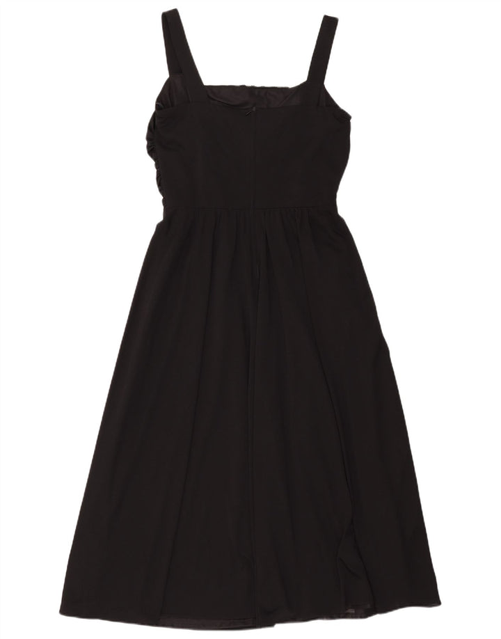 Hermann Lange Womens Sleeveless Cocktail Maxi Dress EU 40 Medium Black