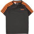 Maglietta Adidas Climalite da ragazzo, 7-8 anni, in poliestere grigio