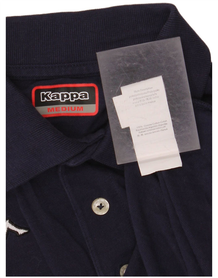 KAPPA Herren Poloshirt Medium Marineblau Baumwolle