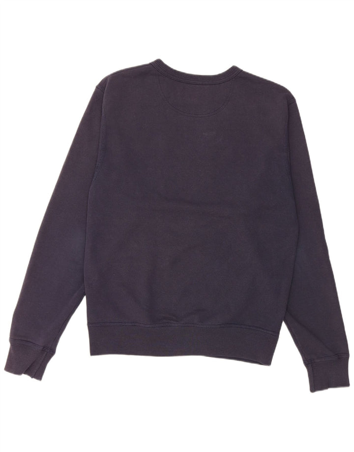Champion Mens Sweatshirt Jumper Small Navy Blue Cotton