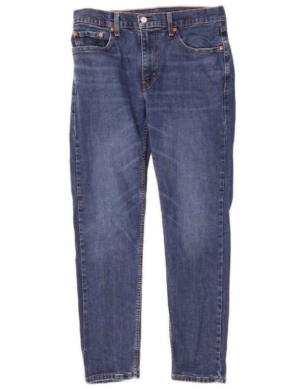Мужские зауженные джинсы Levi's 502 Hi-Ball W32 L29, синий хлопок