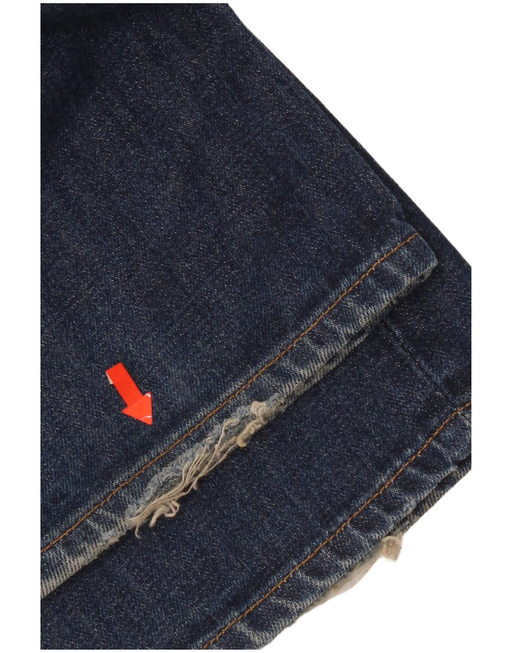 Damskie jeansy Levi's 516 Flared W32 L32 Niebieskie bawełniane
