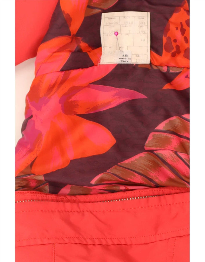 Belfe Chaqueta cortavientos de ajuste relajado para mujer IT 48 XL Nylon rojo