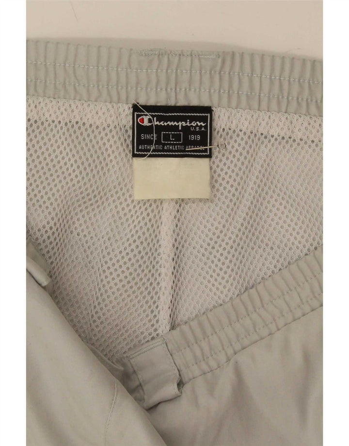 Champion Mens Regular Tracksuit Trousers Large Grey Sports