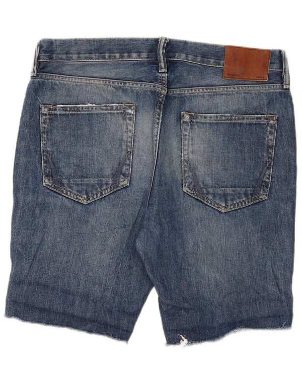 Женские джинсовые шорты All Saints 607 W34, большие синие, хлопок