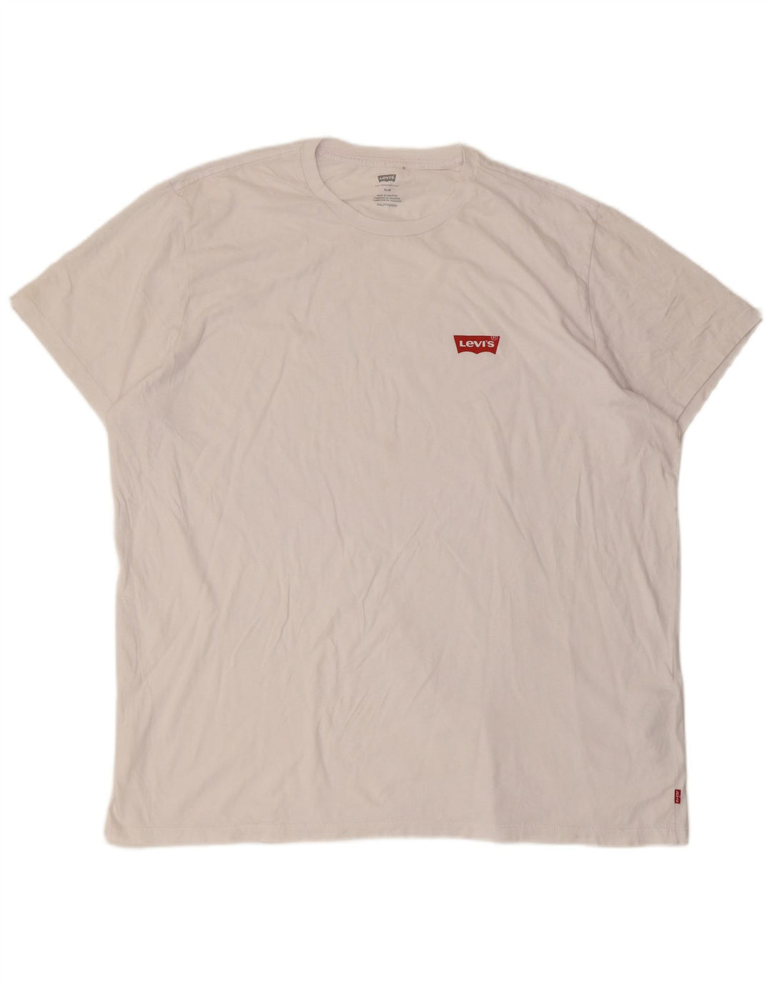 Camiseta masculina slim LEVI'S 2XL algodão branco