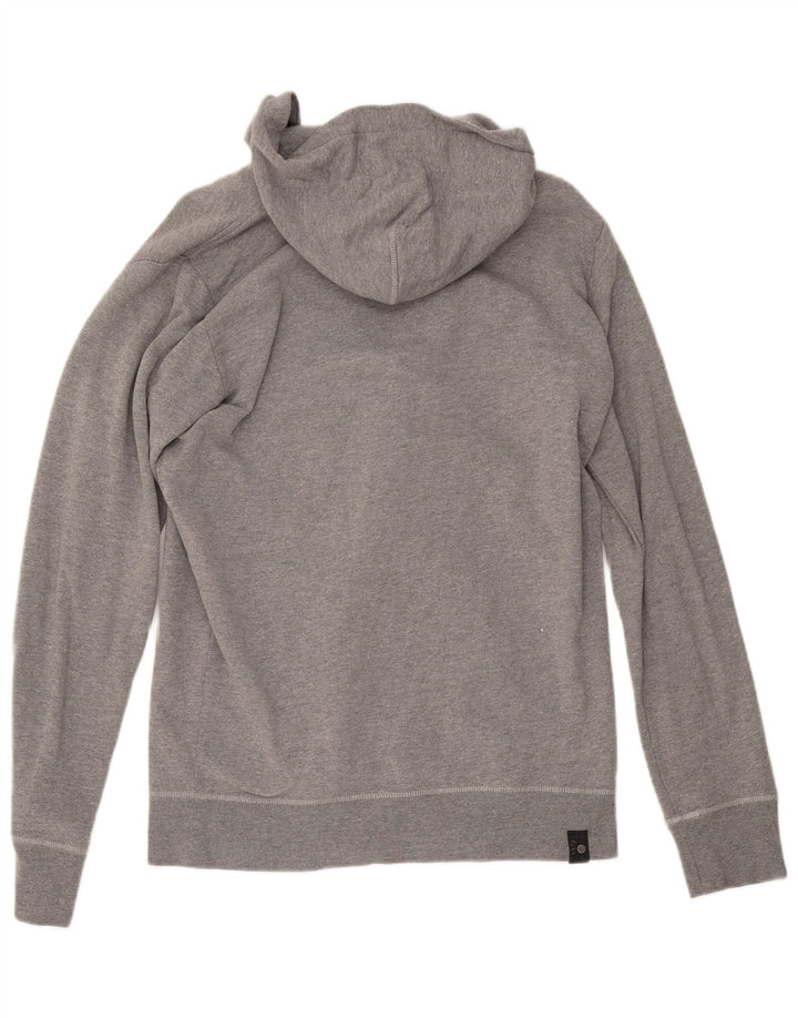 Diesel Womens Zip Hoodie Sweater UK 16 Large Grey