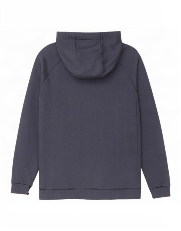 Nike Pull à capuche zippé graphique pour homme XL en coton color block bleu marine