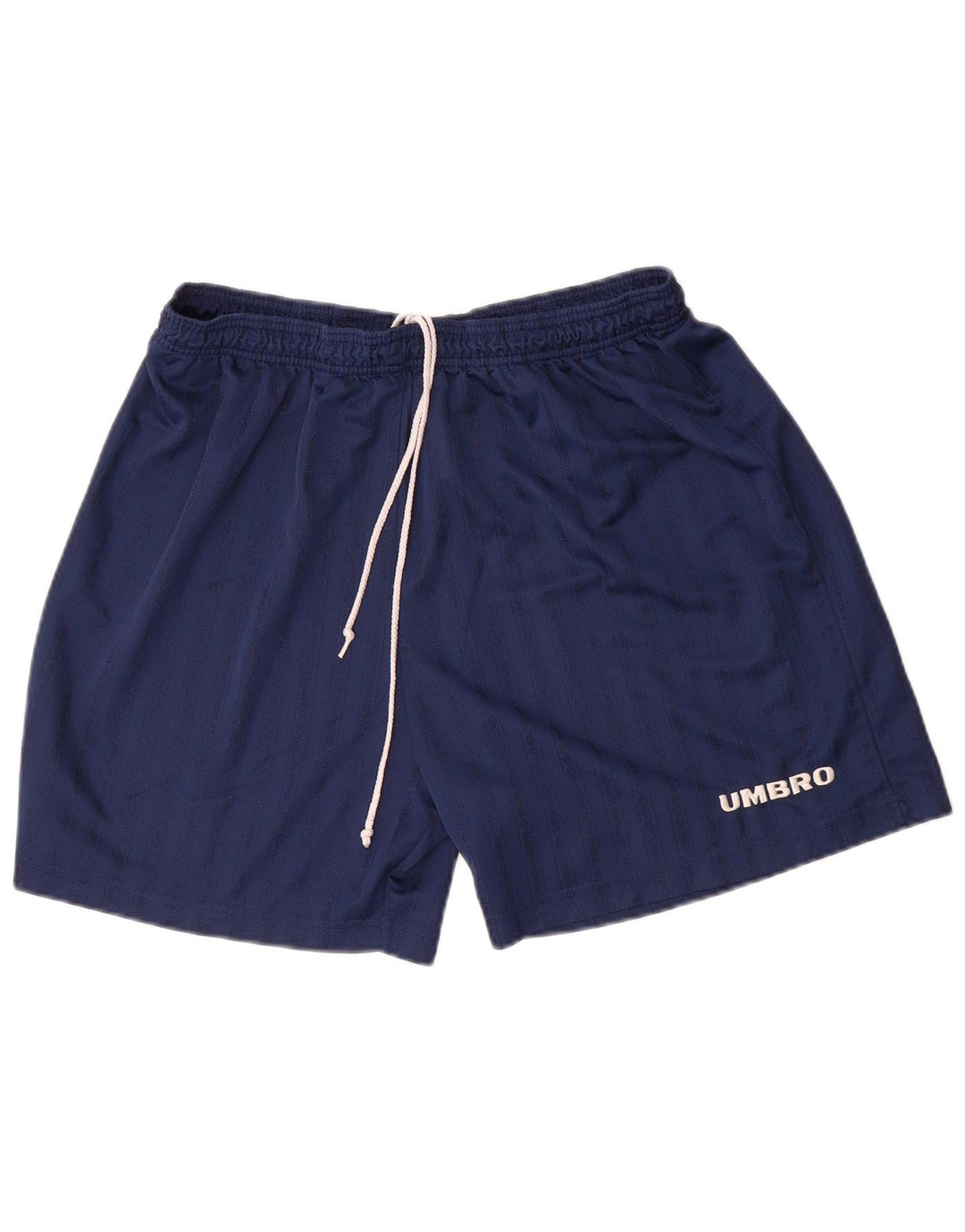 Umbro Herre Sportshorts XL Navy Blue Pinstripe Polyester