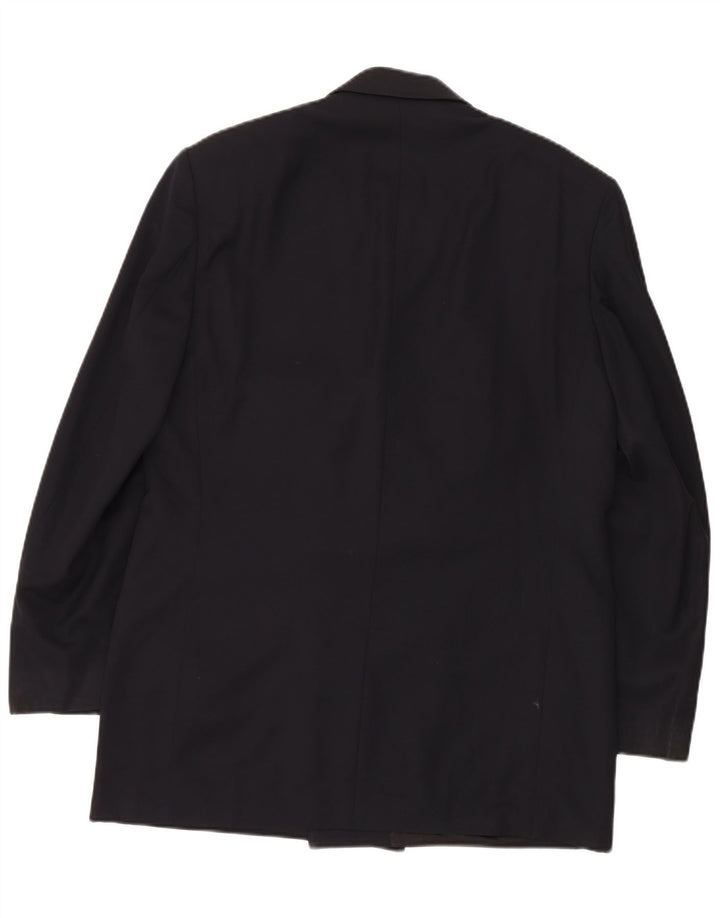 MARKS & SPENCER Herre dobbeltradet blazerjakke UK 42 Large Navy Blue