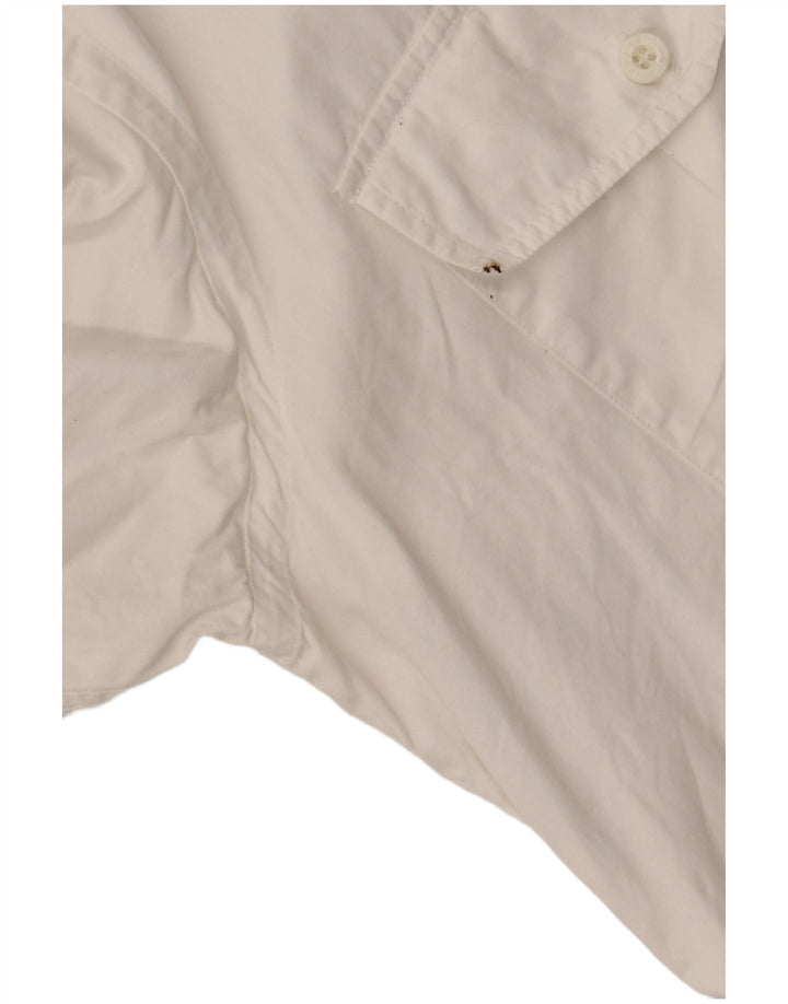 Napapijri Mens Shirt Large White Cotton
