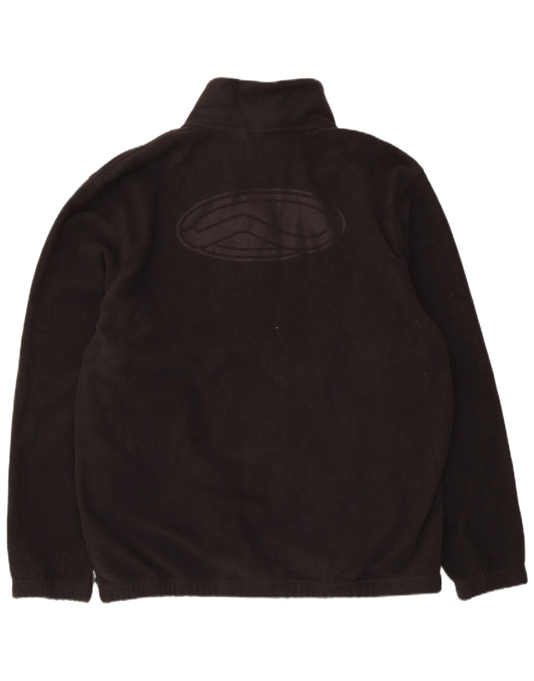 Vans Mens Graphic Fleece Jacket UK 42 XL Black Polyester