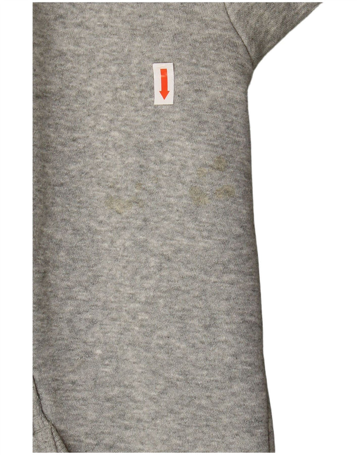 PUMA Womens Zip Hoodie Sweater UK 12 Medium  Grey Flecked
