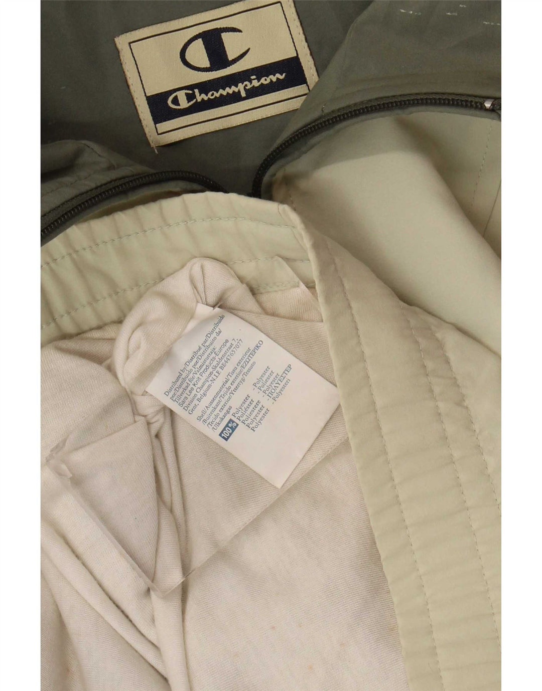 Champion Veste de survêtement pour homme XL Vert Polyester