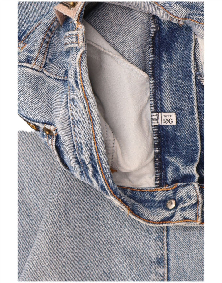Armani Damen Tapered Jeans W26 L2 Blau