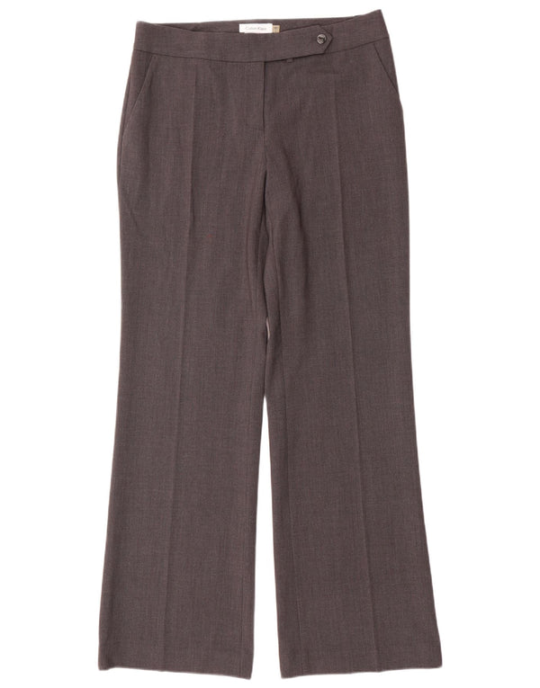Calvin Klein Womens Classic Fit Suit Trousers US 6 Small W32 L32 Grey