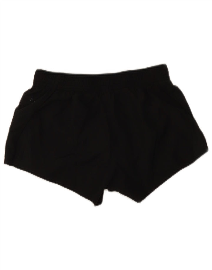 Nike Womens Dri Fit Sport Shorts UK 8 Small Black Polyester