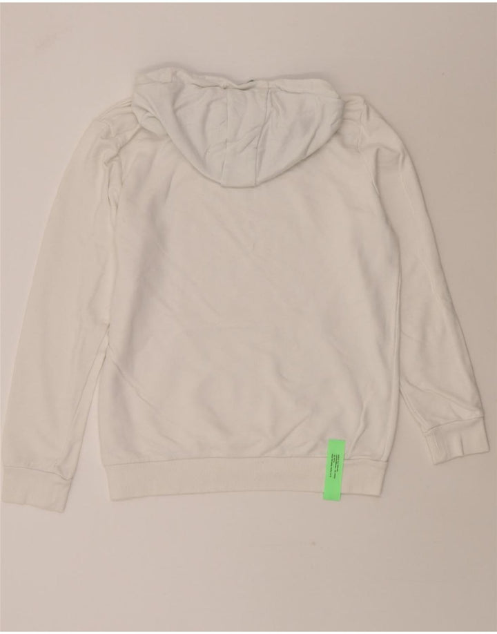 PUMA Mens Hoodie Jumper Small White Cotton Vintage Puma and Second-Hand Puma from Messina Hembry 