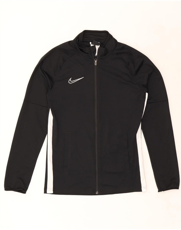 Nike Hommes Dri Fit Survêtement Top Veste Petit Noir Colorblock Polyester