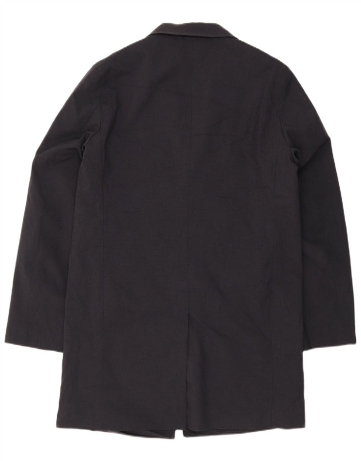 Reiss Herrenmantel UK 38 Medium Marineblau Polyester