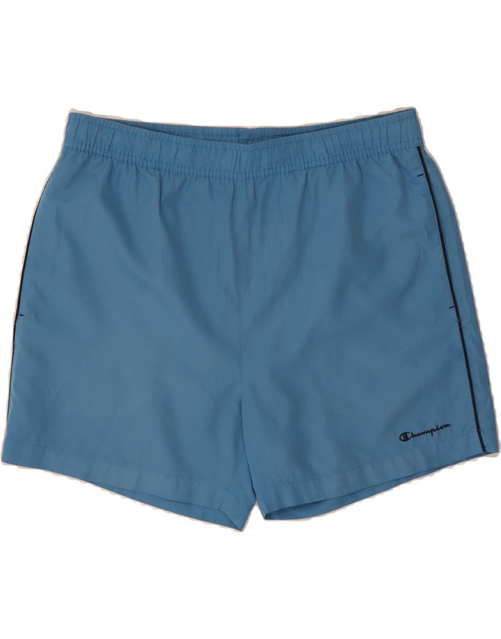 CHAMPION Mens Sport Shorts Large  Blue Cotton Vintage Champion and Second-Hand Champion from Messina Hembry 