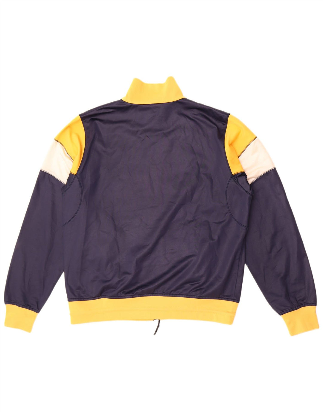 Diadora Herren-Trainingsanzug-Top-Jacke, mittelgroß, Marineblau, Farbblock