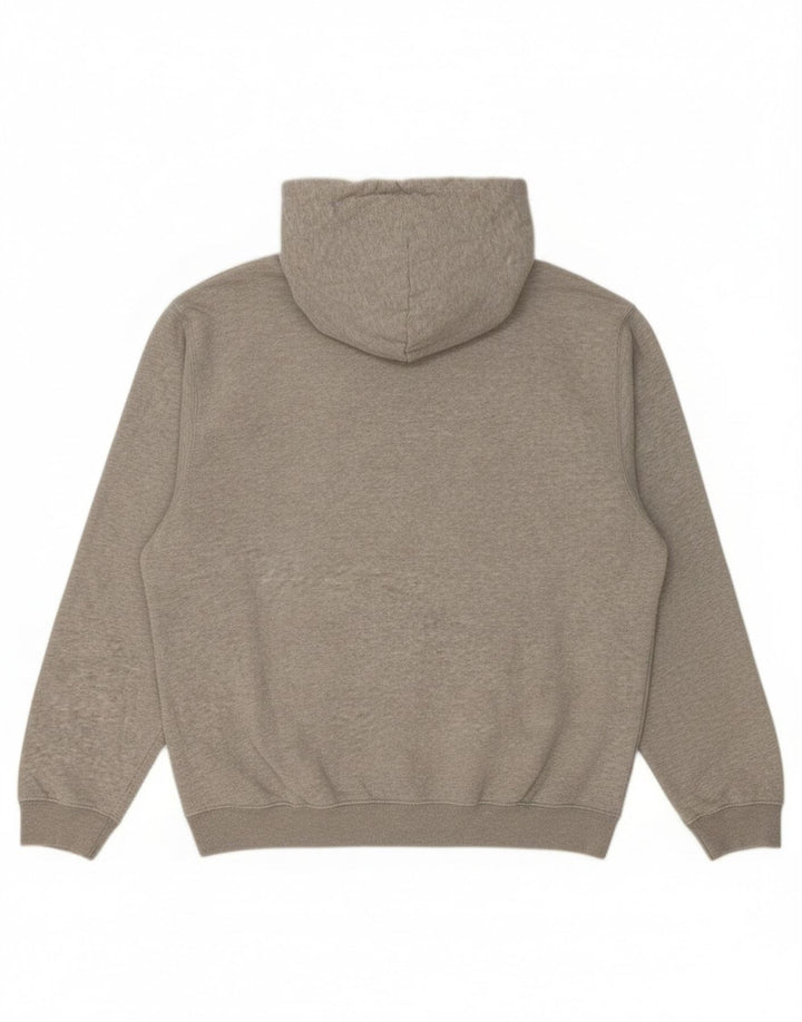 Gap Mens Hoodie Jumper Large Grey Flecked Cotton