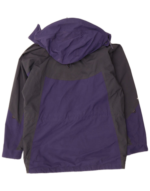 Sprayway Regnjakke med hætte til mænd UK 38 Medium Navy Blue Colourblock