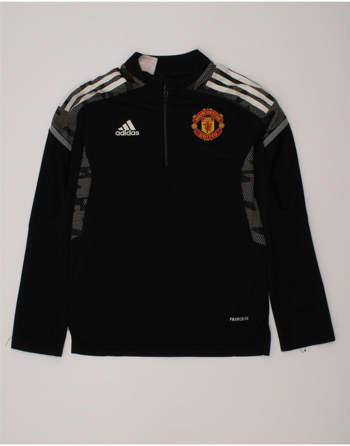 Adidas Jungen Graphic Pullover Trainingsanzug Top 7–8 Jahre Schwarz