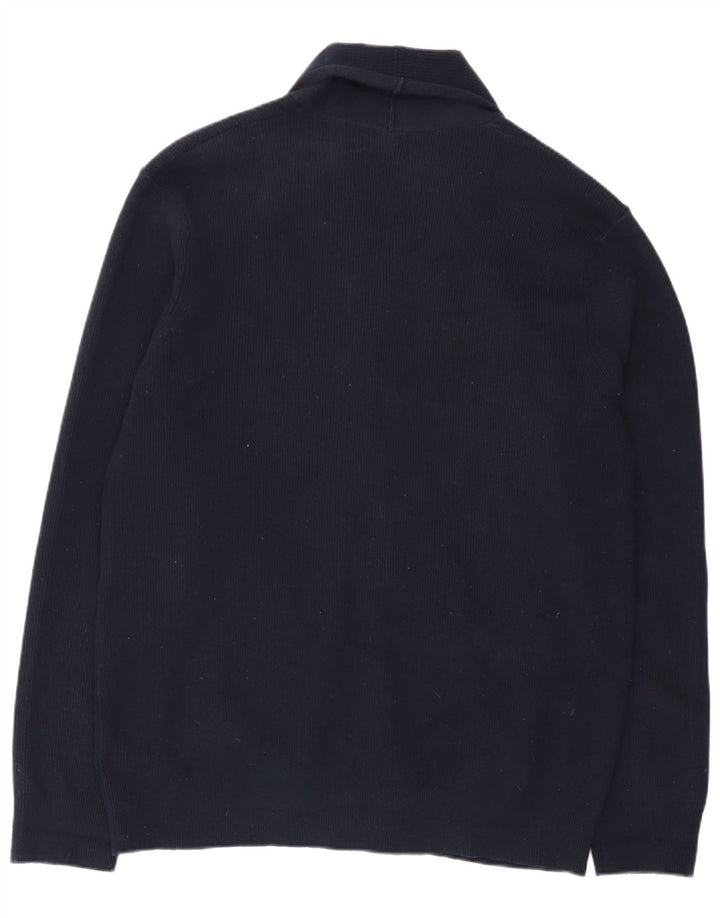 Marks & Spencer Męski sweter rozpinany XL, granatowy, poliester