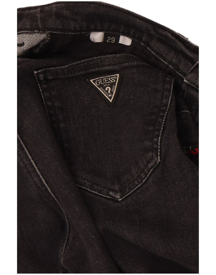 Jeans dritti da donna Guess W29 L32 neri