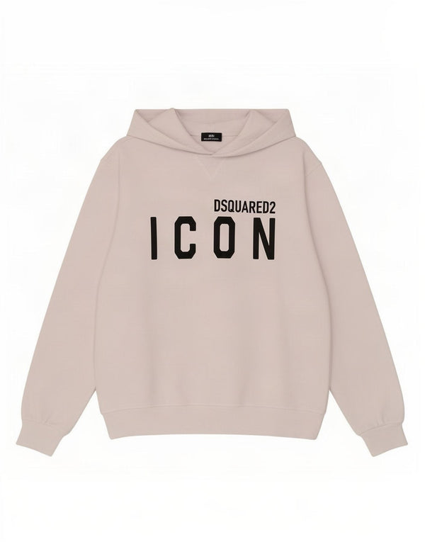 Suéter gráfico com capuz Dsquared2 para meninos 15-16 anos algodão branco