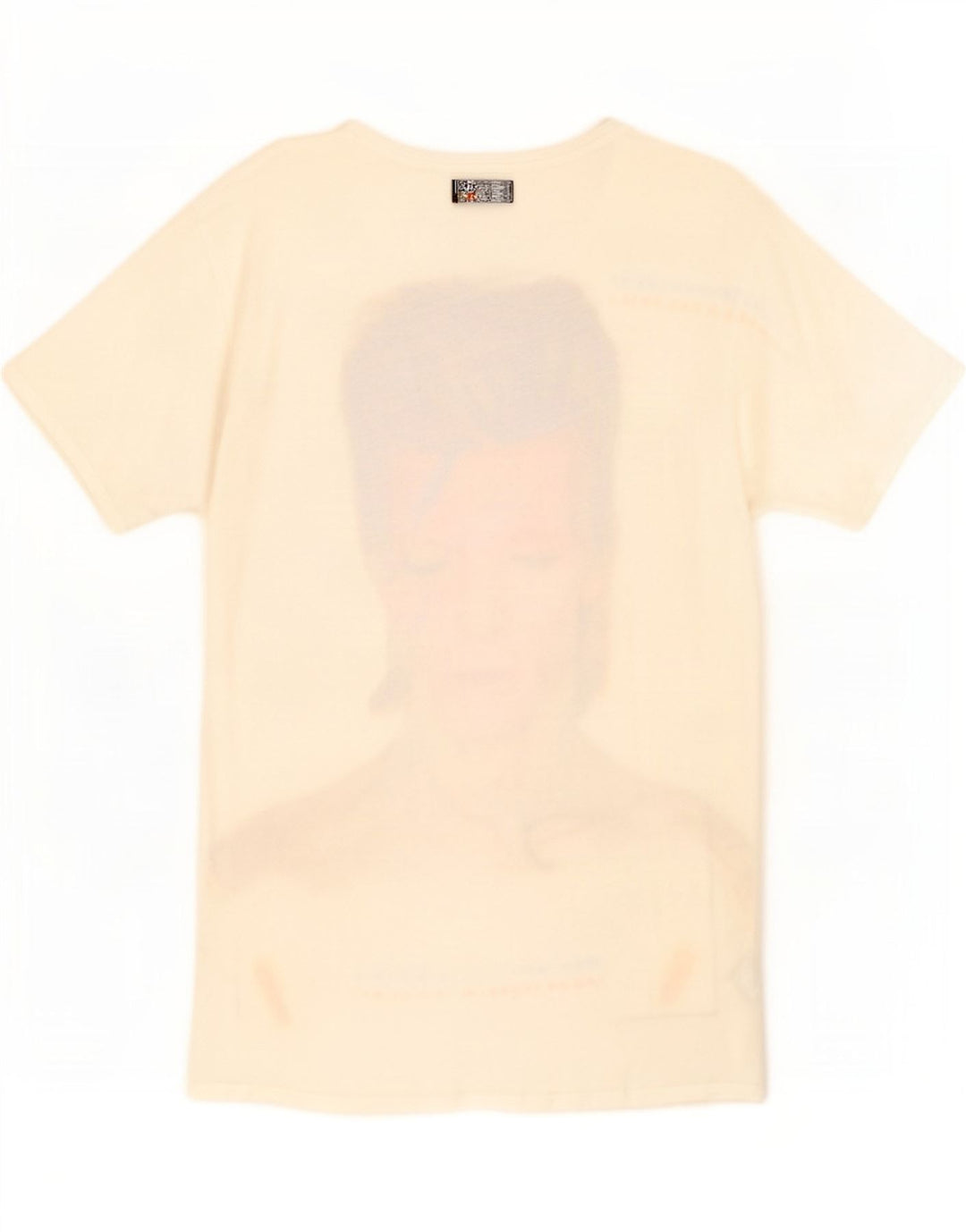 Zara Homme Graphic T-Shirt Top Coton Blanc Moyen