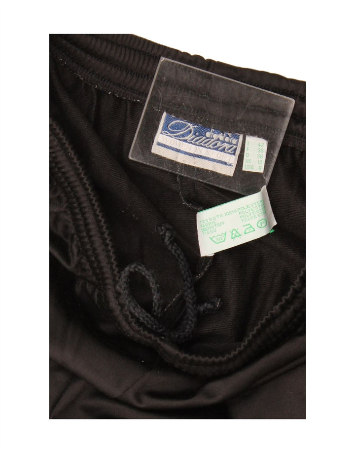 DIADORA Træningsdragtsbukser til kvinder UK 10 Small Black Polyester