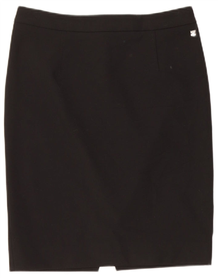 Fusta creion pentru femei TRUSSARDI IT 40 Small W26 Poliester negru