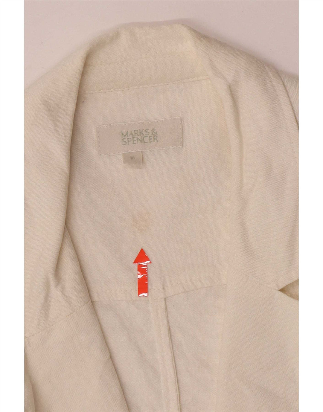Marks & Spencer női 1 gombos blézerkabát UK 18 XL fehér
