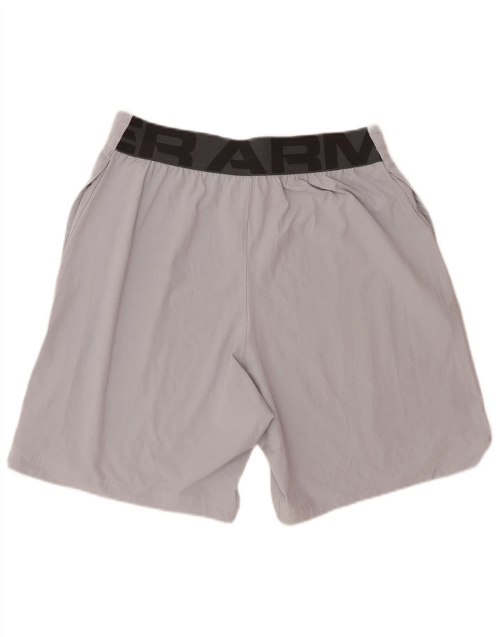 Under Armour Mens Graphic Sport Shorts Medium  Grey Colourblock Polyester