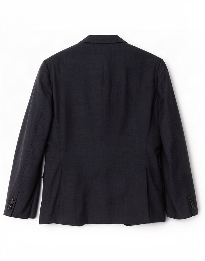 Hugo Boss férfi 2 gombos blézerkabát UK 52 XL sötétkék gyapjú